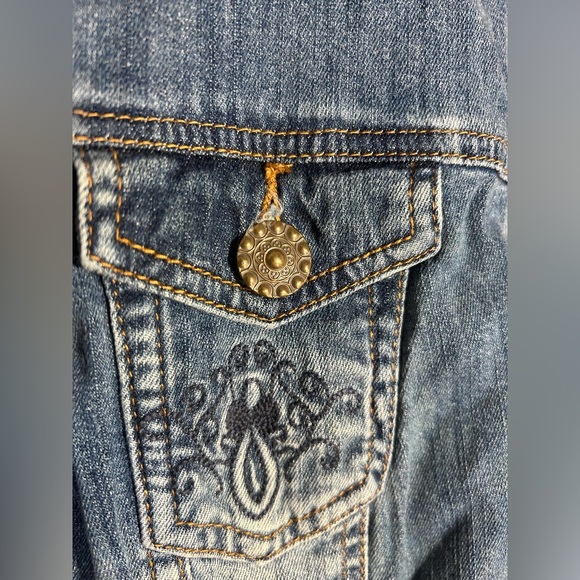 Christopher & Banks Boho Denim Jacket - Picture 4 of 5